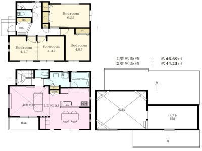 仲六郷2丁目 借地権付き新築戸建